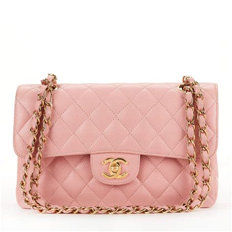 chanel small flap bag pink|chanel pink double flap bag.